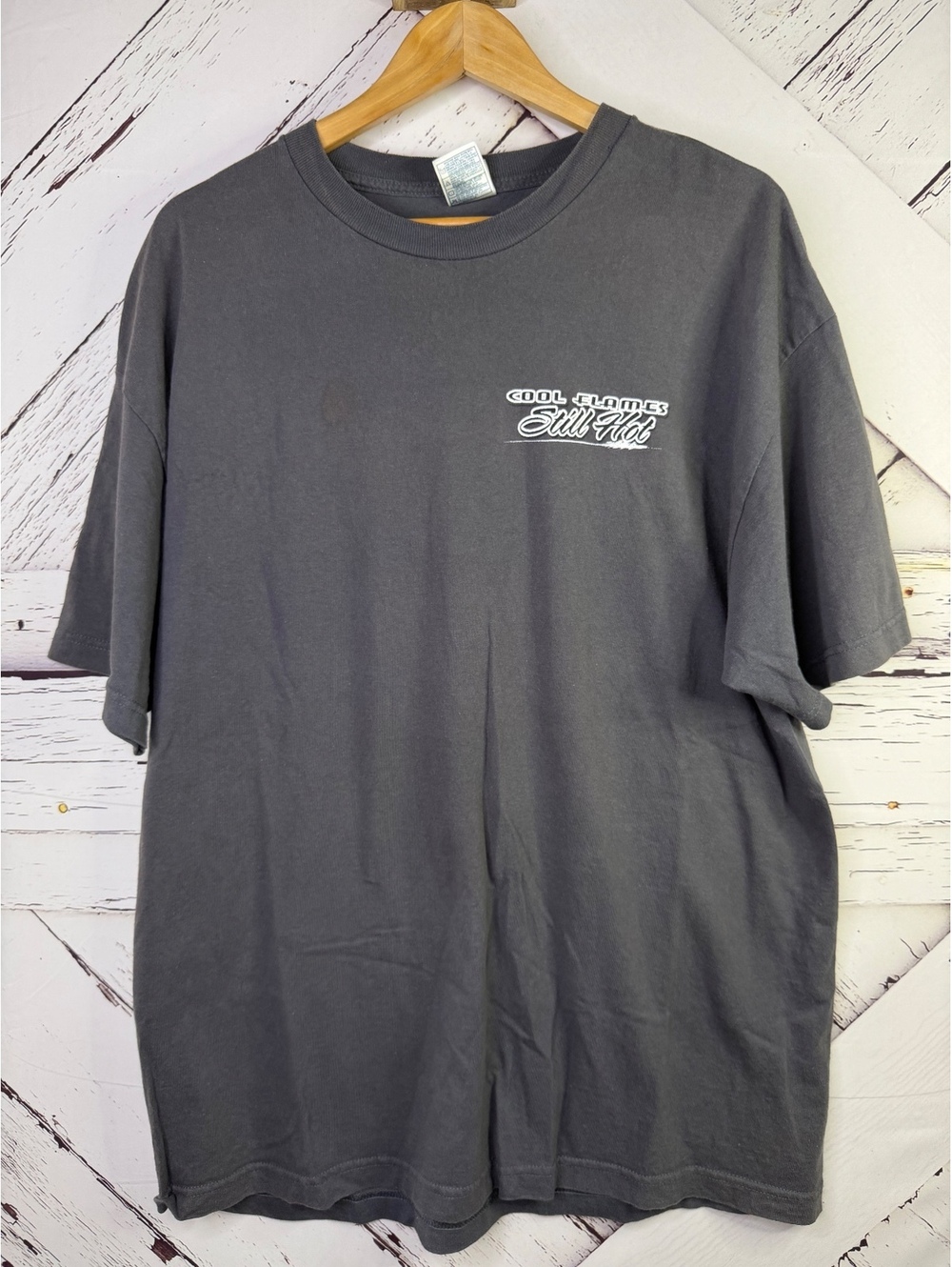 VTG 90’s Snap On Tools “Cool Flames Still Hot" Promo T Shirt Adult XL Garage Car